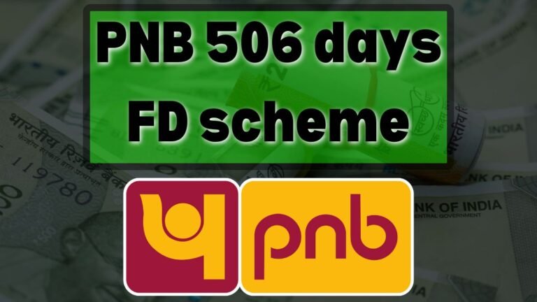 PNB 506 days FD scheme