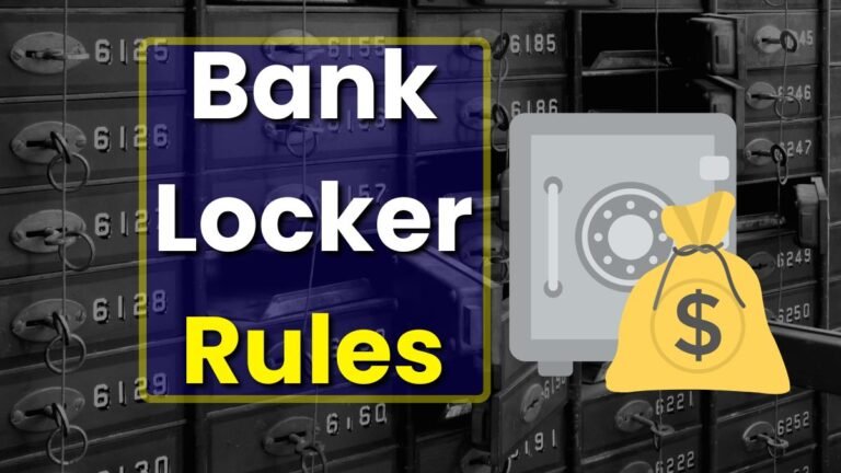 Bank Locker Rules