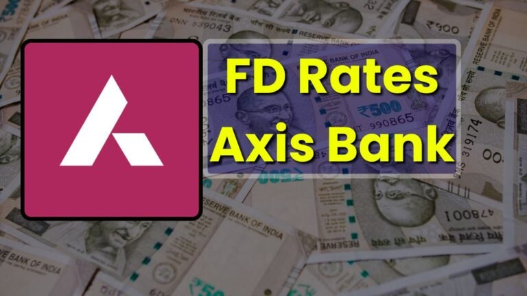 FD Rates Axis Bank