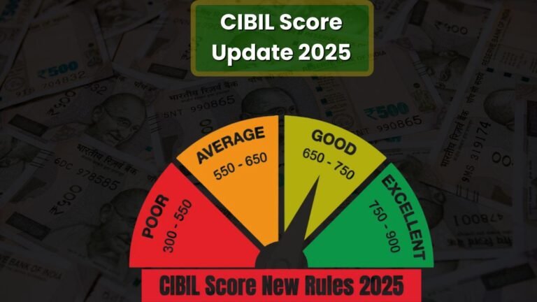 CIBIL Score Update 2025