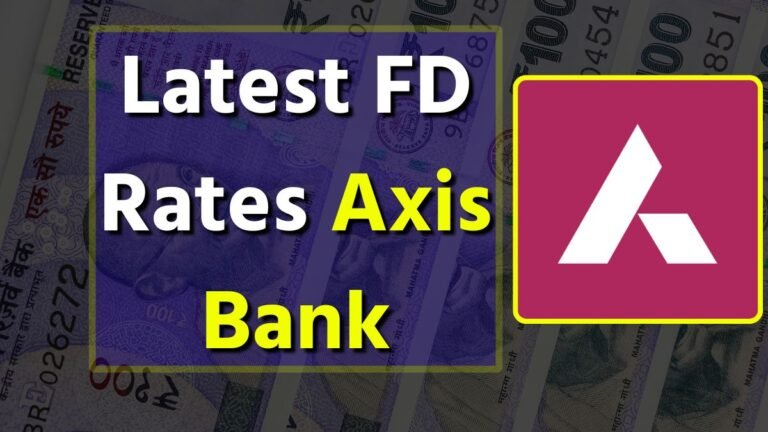 Latest FD Rates Axis Bank